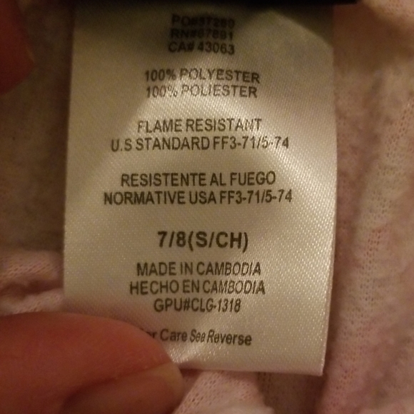 Girls flannel pants - Picture 2 of 2